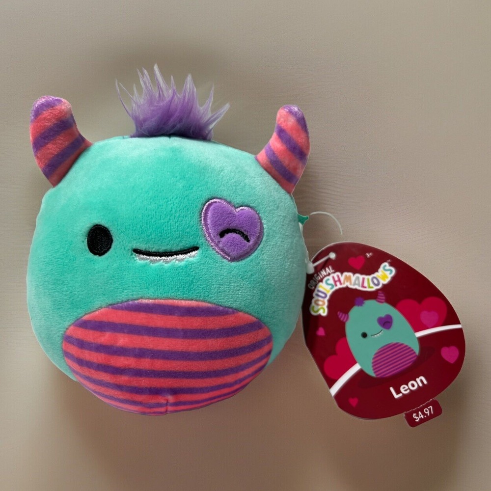 Squishmallows LEON - Jazwares- The‎ Monster 5" Plush 2024